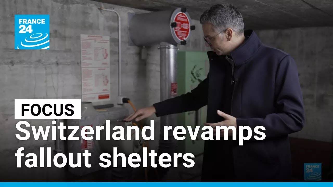 Switzerland goes bunkers as citizens revamp fallout shelters • FRANCE 24 English