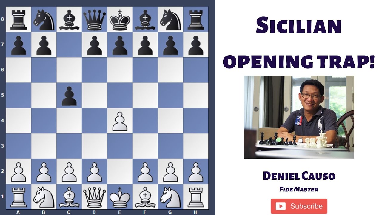 OPENING TRAP #4! SICILIAN DEFENSE! Mga na experienced ni coach sa tournament!