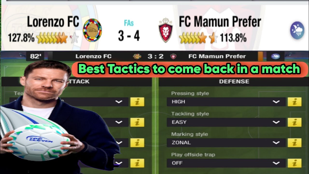 How to change Tactics against big teams in Top Eleven 2024! Most aggressive Tactics change