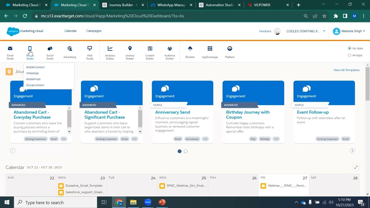 Salesforce Marketing Cloud Product Demo