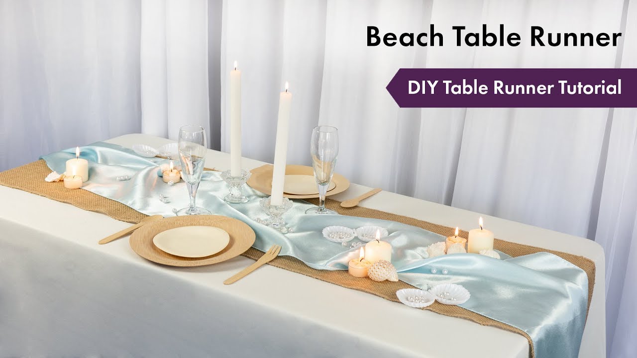 DIY Beach Table Runner | How To Setup | eFavormart.com