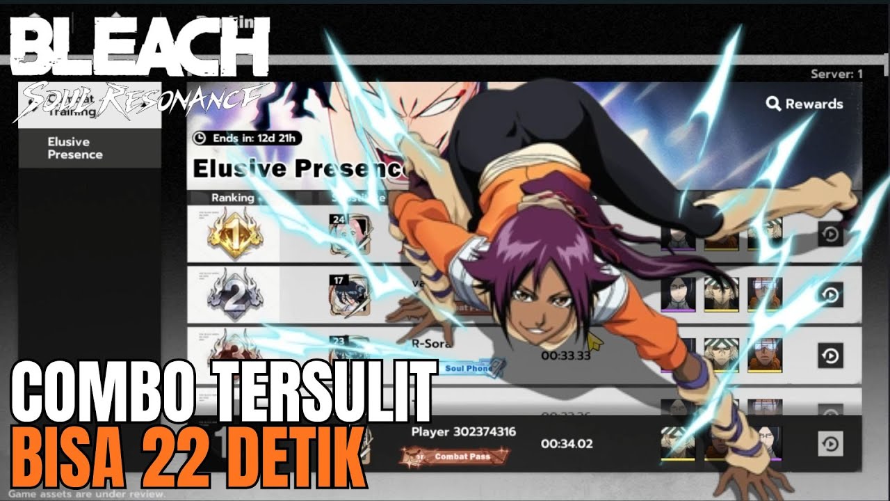 Lineup Yoruichi, Komamura , Urahara 22 DETIK CUYY - Bleach  Soul Resonance