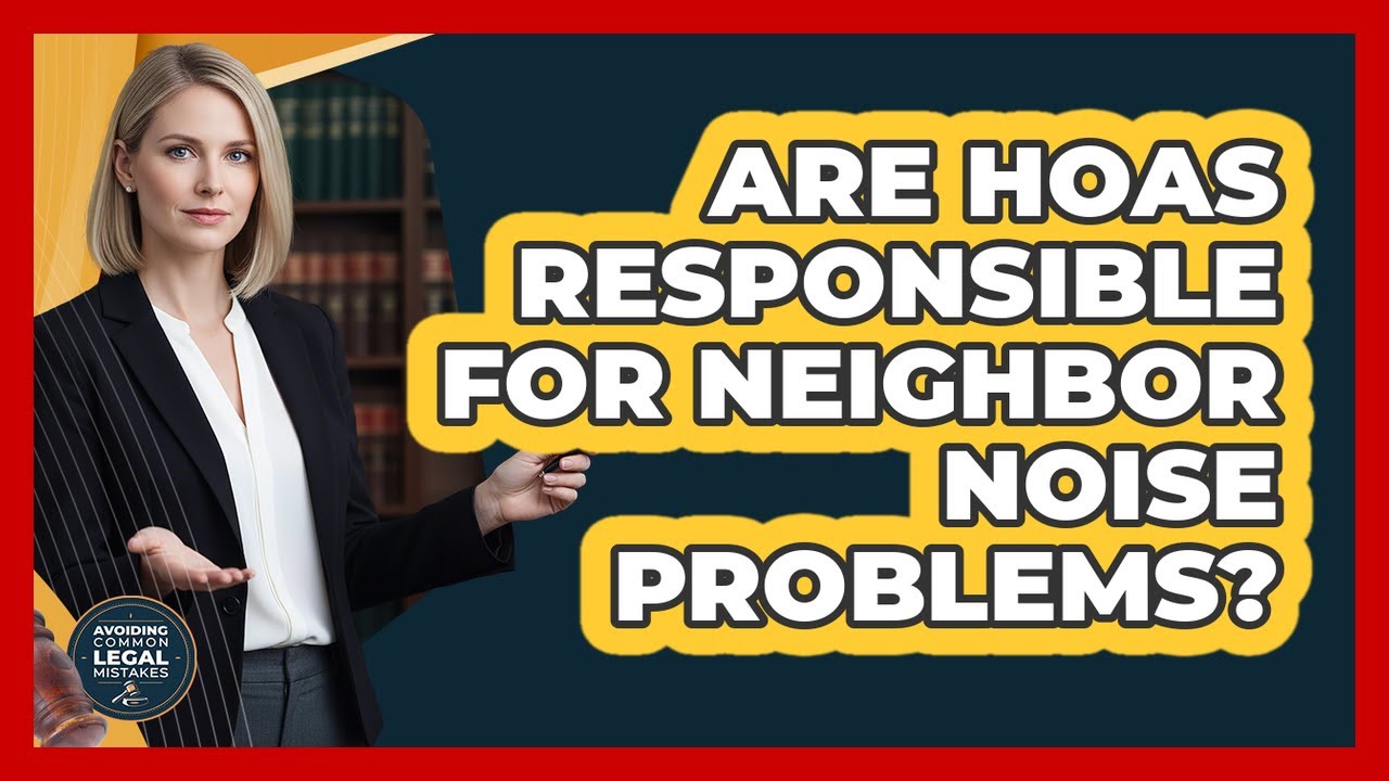 Are HOAs Responsible For Neighbor Noise Problems?