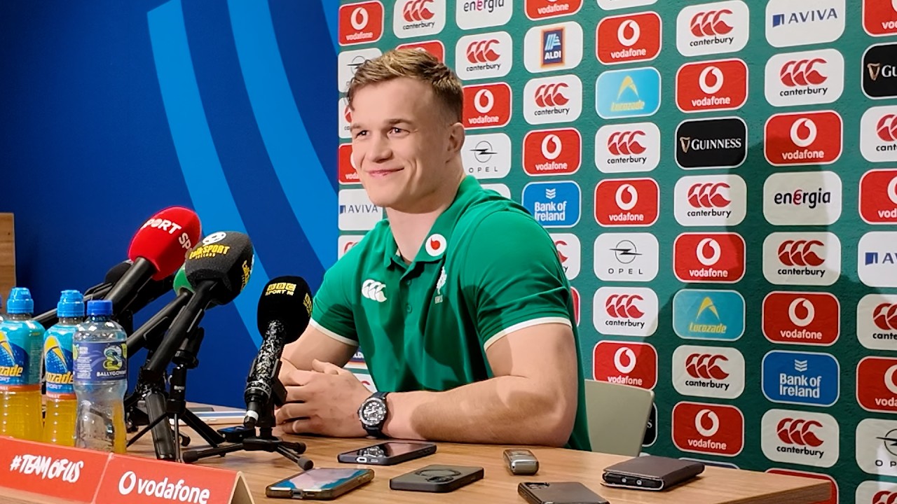 Пресс-конференция Джоша ван дер Флиера перед субботним матчем Ирландии против Шотландии | #IREvSCO