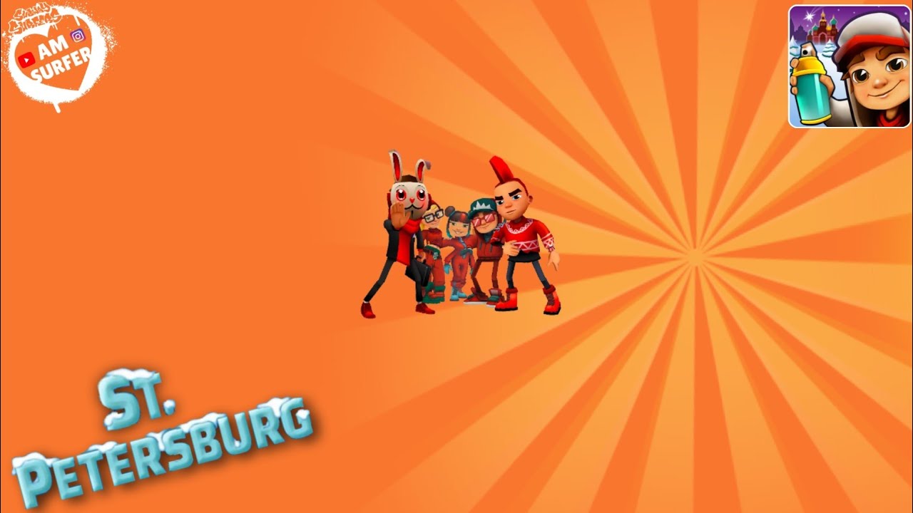 Subway Surfers : New Tag Time Attack ⏳ in St. Petersburg Gift 🎁 Rush on Subway Surfers Haunted Hood