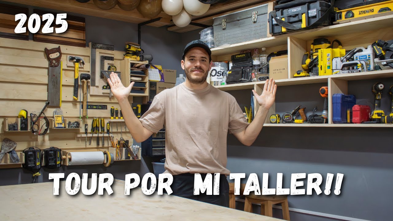 Recorrido por mi Taller de CARPINTER&Iacute;A!! | Shop Tour 2025