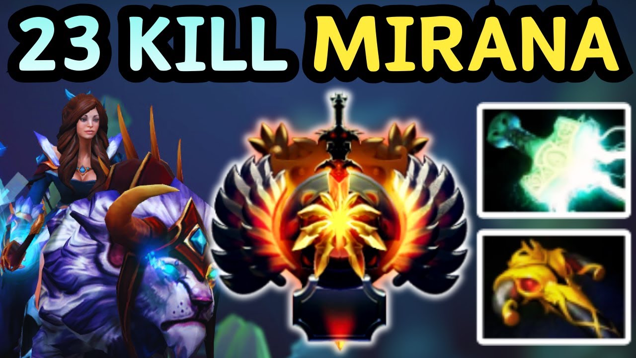 🔥 MIRANA CARRY 23 KILLS INSANE RIGHT CLICK DAMAGE | DOTA 2 GAMEPLAY 🔥