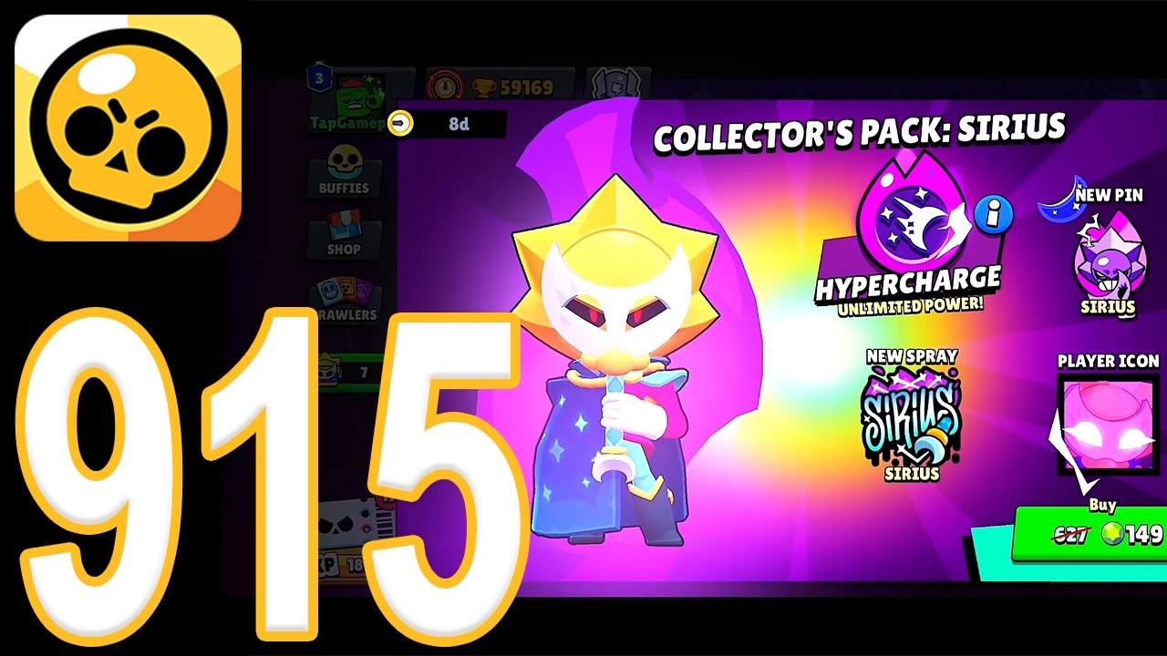 Brawl Stars - Прохождение игры, часть 915 - Гиперзаряд Сириуса (iOS, Android)