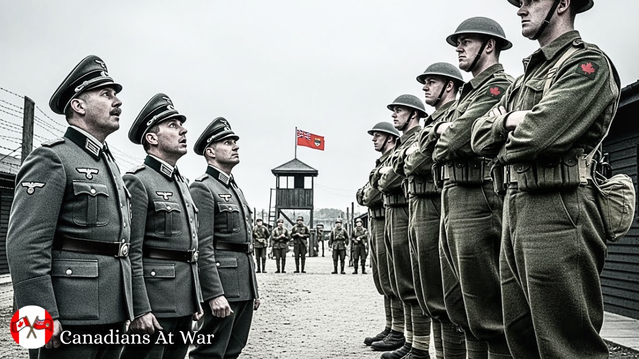 German Generals Mocked Canadian Men, Until They Saw Huge Canadian Soldiers in Prison Camps