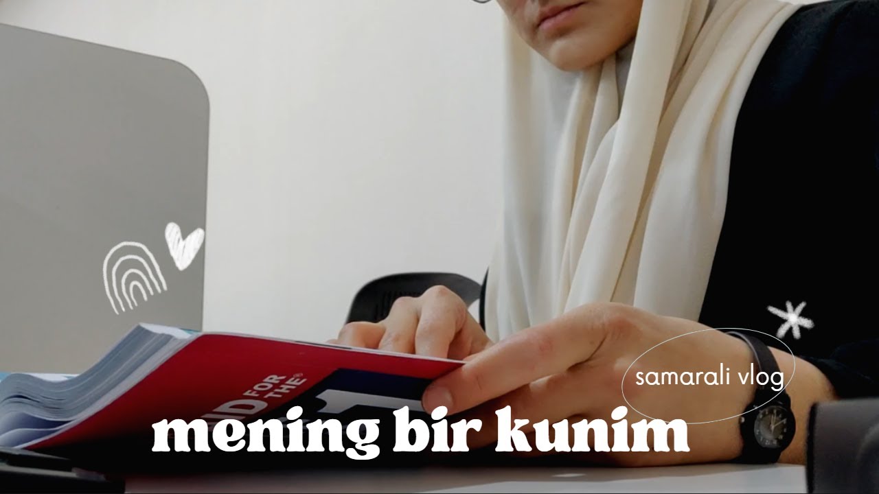 Mening bir kunim. Kutubxonada dars tayyorlash. Samarali vlog | @tibbiyotkundaligi