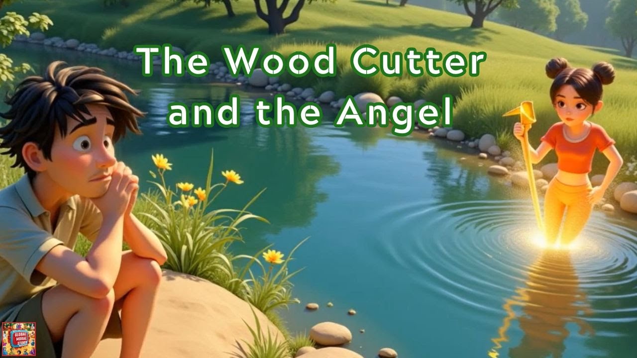 The Woodcutter and the Angel - An American Moral Story #shorts #moralstory #shortstory