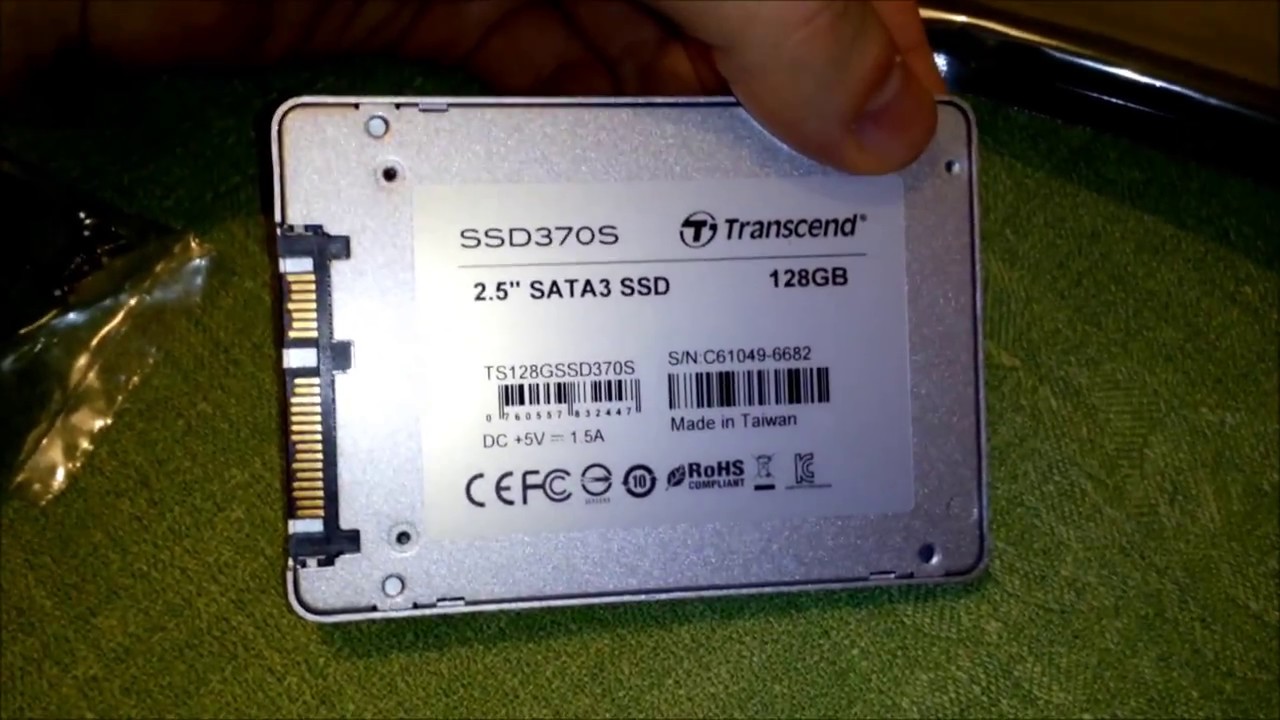 Transcend SSD370 128GB (SSD370S) - unboxing PL rozpakowanie