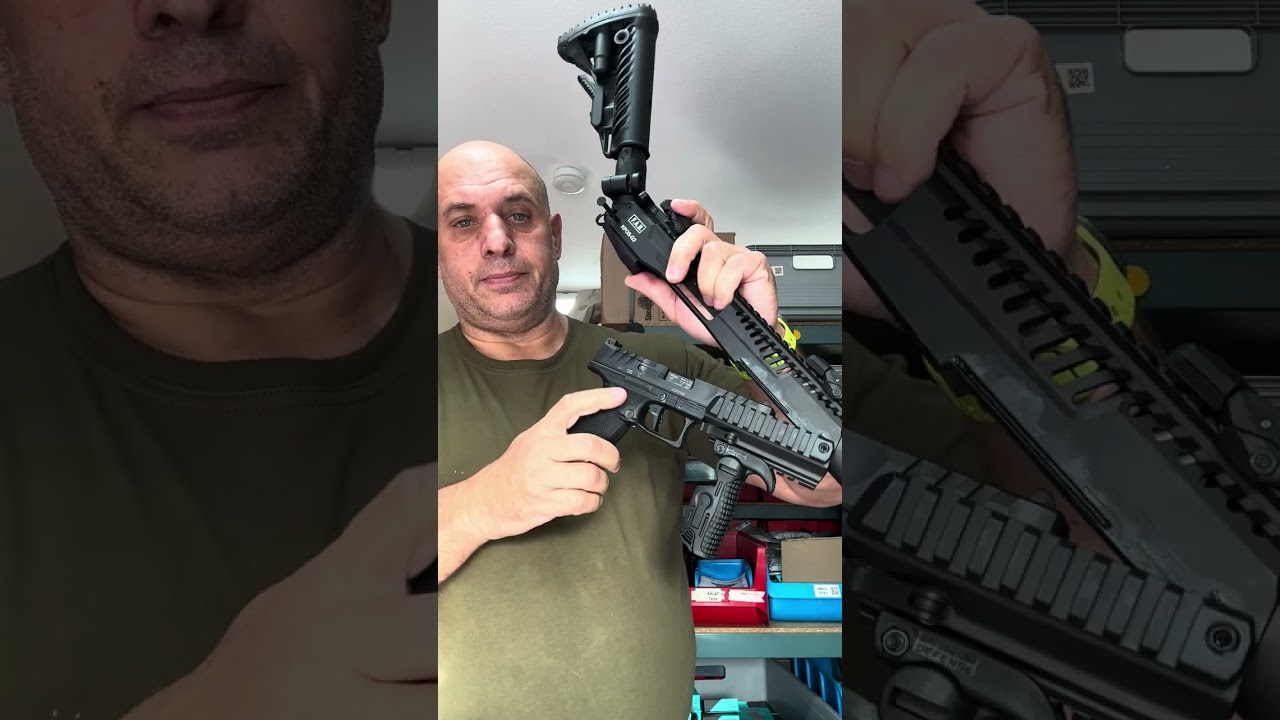 FAB Defense / ISSPROTECTIONTRADE - Pistolen-Karabiner-Umbausatz WALTHER KPOS G2 PDP 4.5 ZOLL - NEU