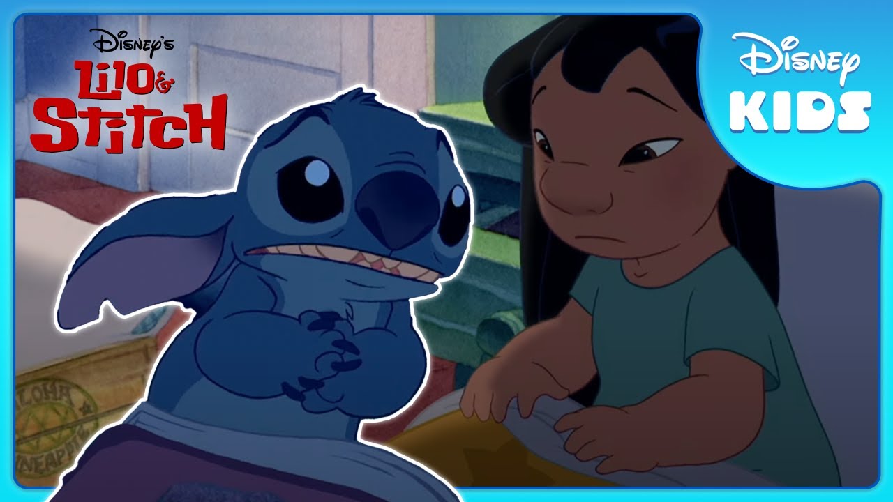🌙 Stitch&rsquo;s Nighttime Adventure | Lilo and Stitch | Disney Kids