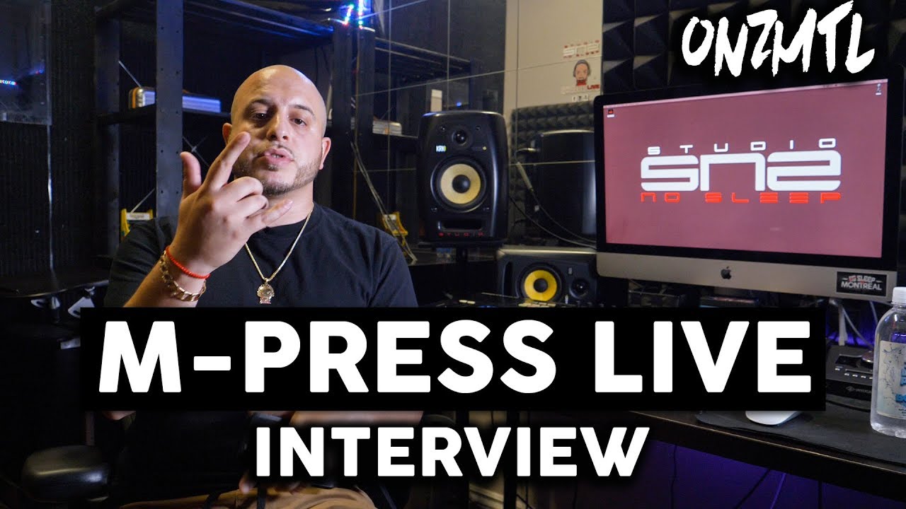 L'ingénieur de Tizzo, Izzy-S et le street rap à Montréal || M-Press Live, Studio NoSleep