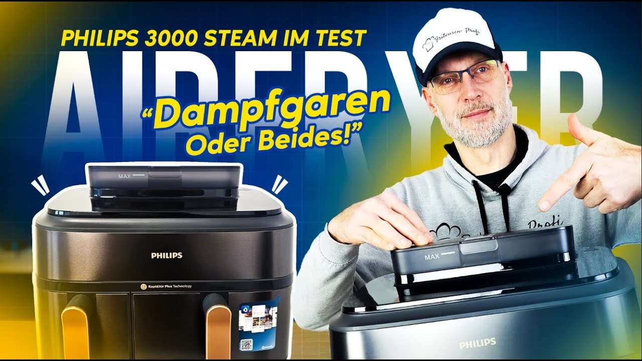 Philips Dual 5000 Airfryer mit Dampffunktion im XXL Test✅ Revolution oder Spielerei?