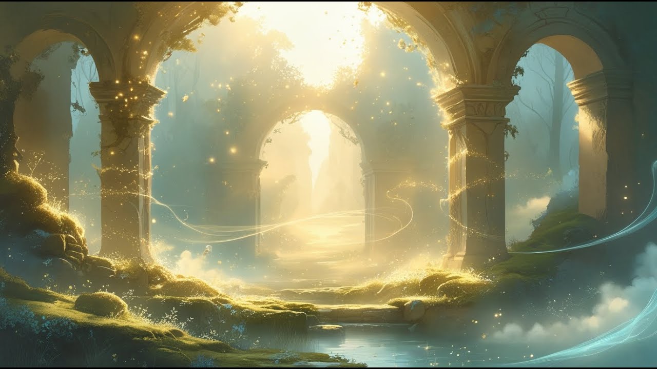 Gateway to the Sacred Realm, 2 Hours Divine Fantasy Ambience for Work, Study, Sleep & Peace