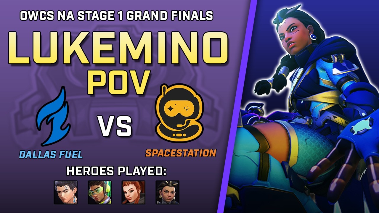 [ Lukemino ] Jack of all Trades Support | Dallas Fuel vs Spacestation | OWCS NA Stage 1 Grand Finals