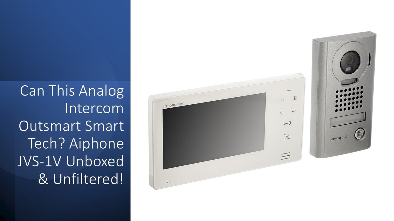 Can This Analog Intercom Outsmart Smart Tech? Aiphone JVS-1V Unboxed & Unfiltered!