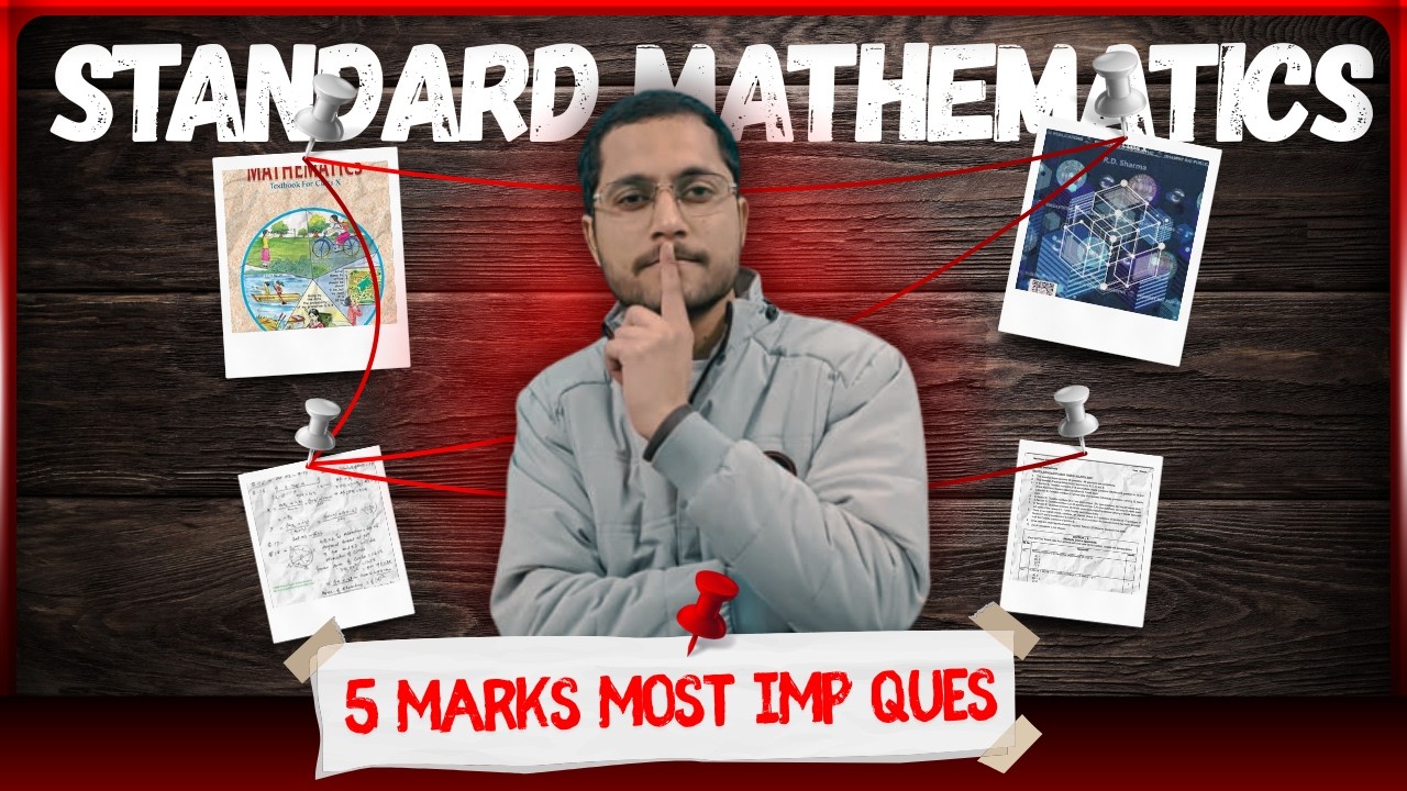 Class 10 Standard Maths ⚠️ Ye 5 Marks ke Questions Miss Mat Karna | Board 2026 || #class10maths