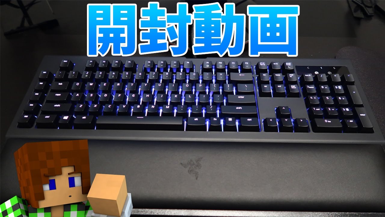 【開封動画】新キーボードがきたぞ！(BLACKWIDOW Chroma v2)