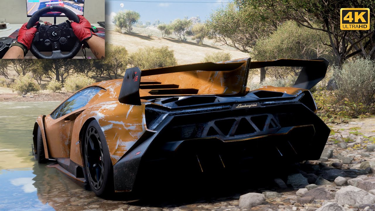 Rebuilding Lamborghini Veneno 2013 – From Dust To Supercar Glory 🛠️ | Forza Horizon 5 G29 POV [4K]