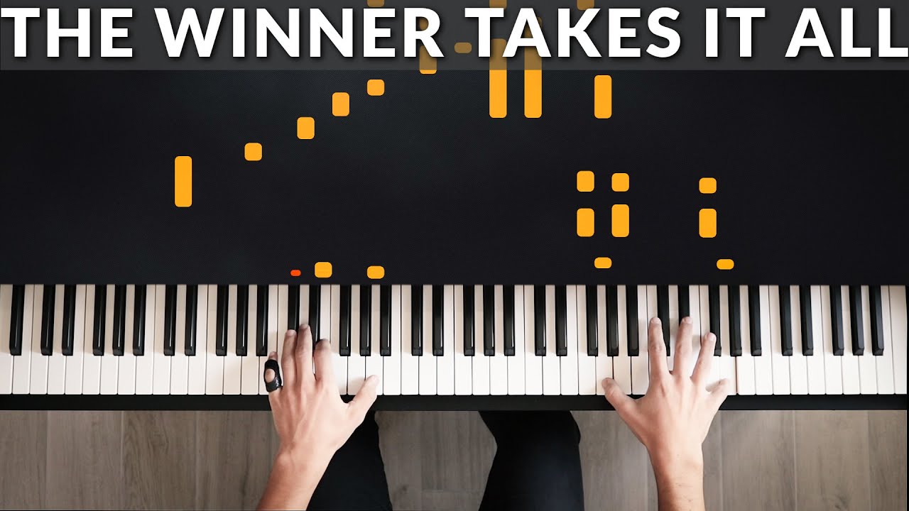 The Winner Takes It All - ABBA | Tutorial of my Piano Cover