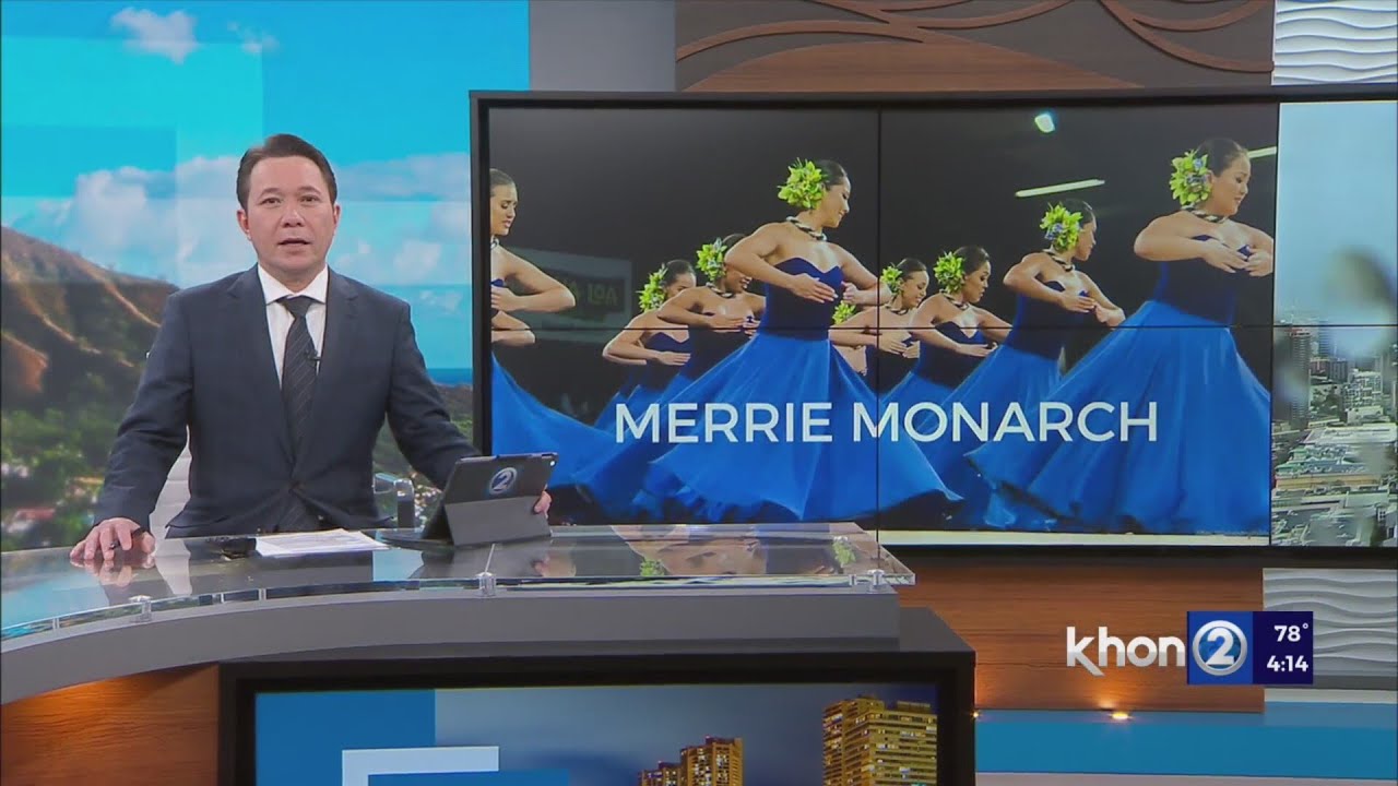 How are hālau judged at the Merrie Monarch Festival?
