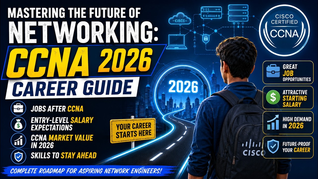CCNA 2026 Career Guide | Jobs, Salary, Future Scope & Career Roadmap for Beginners