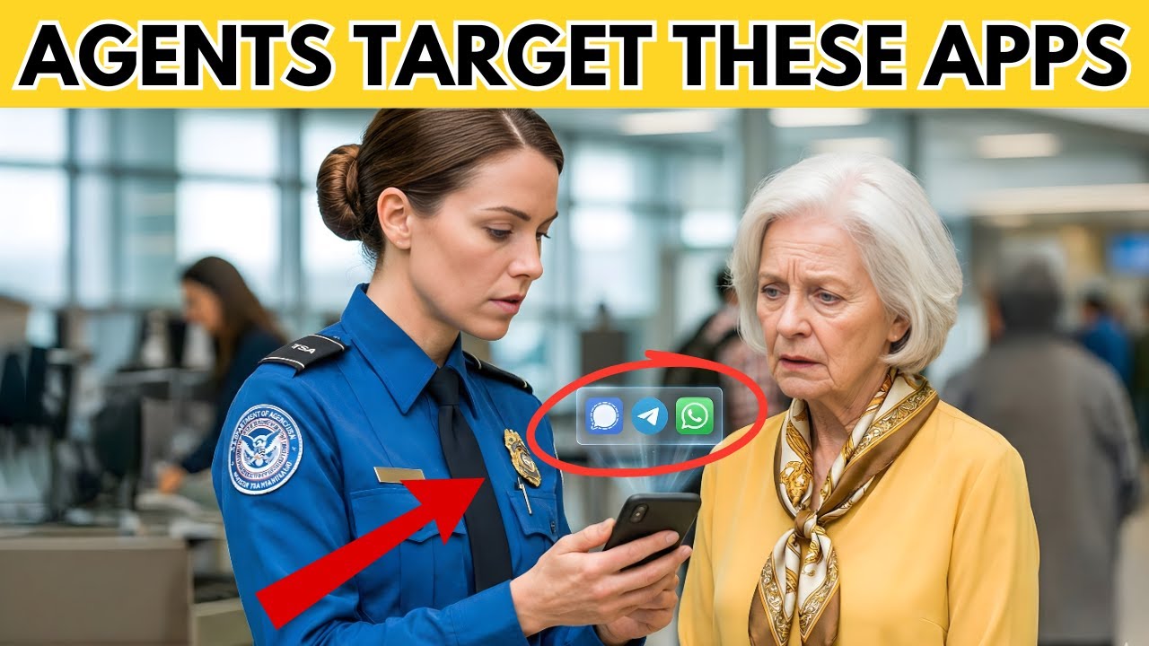 Customs Is Checking Seniors' Phones For These 8 Apps (Delete Before Flying)