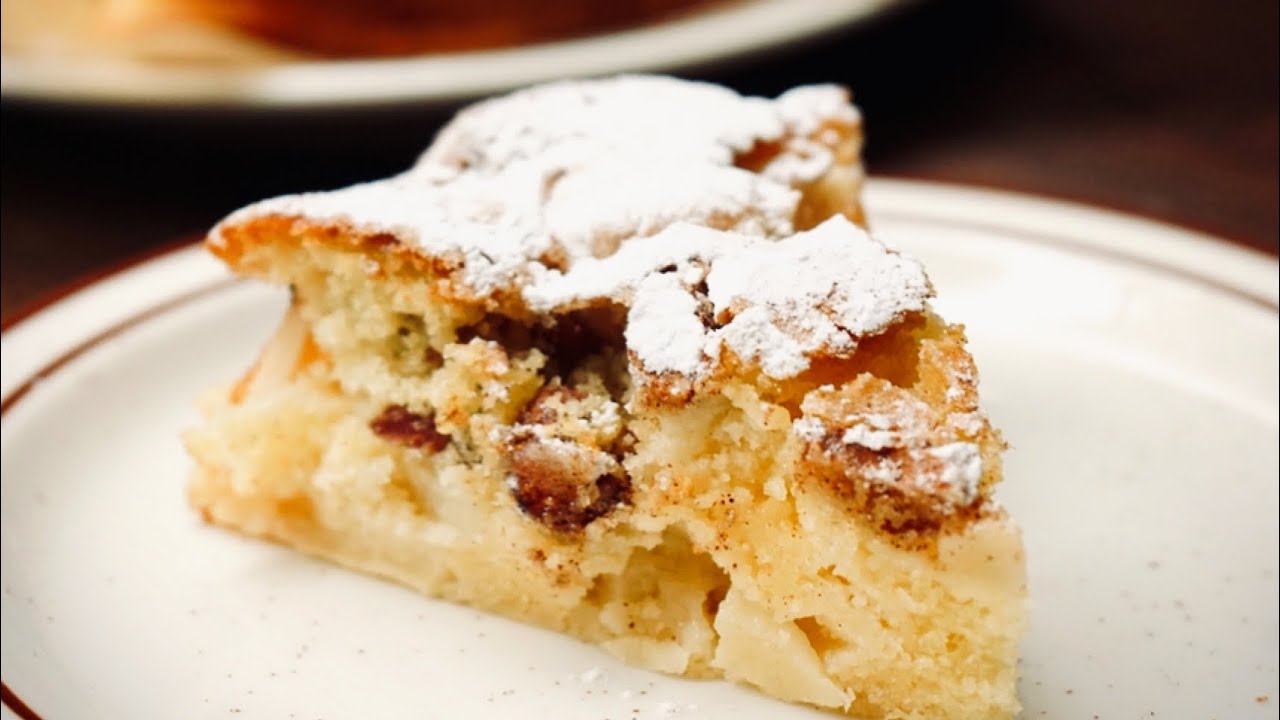 法式杏仁蘋果蛋糕French Apple Almond Cake Recipe