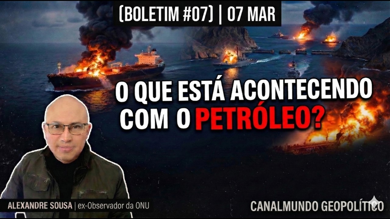 O que está acontecendo com o PETRÓLEO? Choque de Ormuz e a GUERRA NO IRÃ | BOL #07 (07/03)