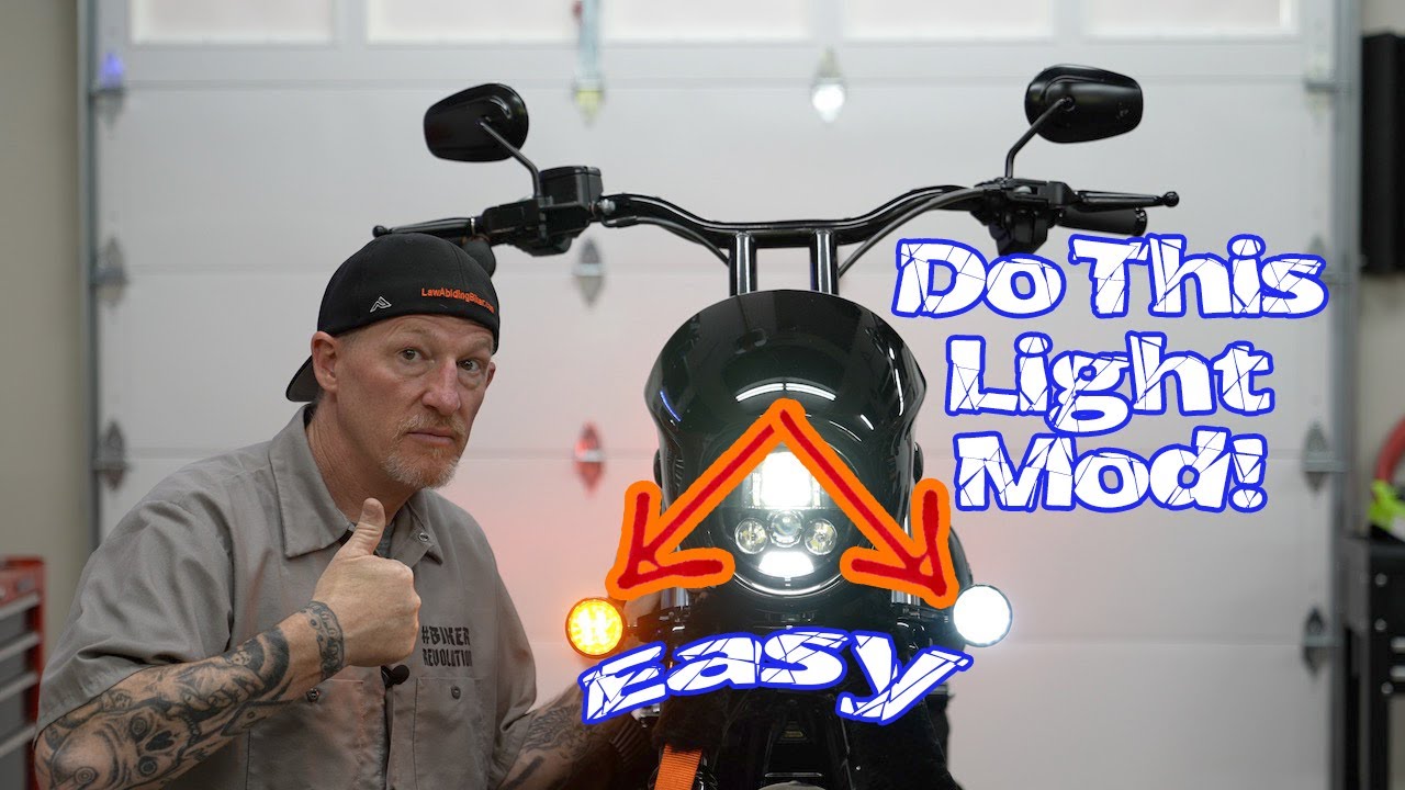 Harley LED Lights, Brakes, & Signals Mod-Ciro 3D Fangs-Install These!