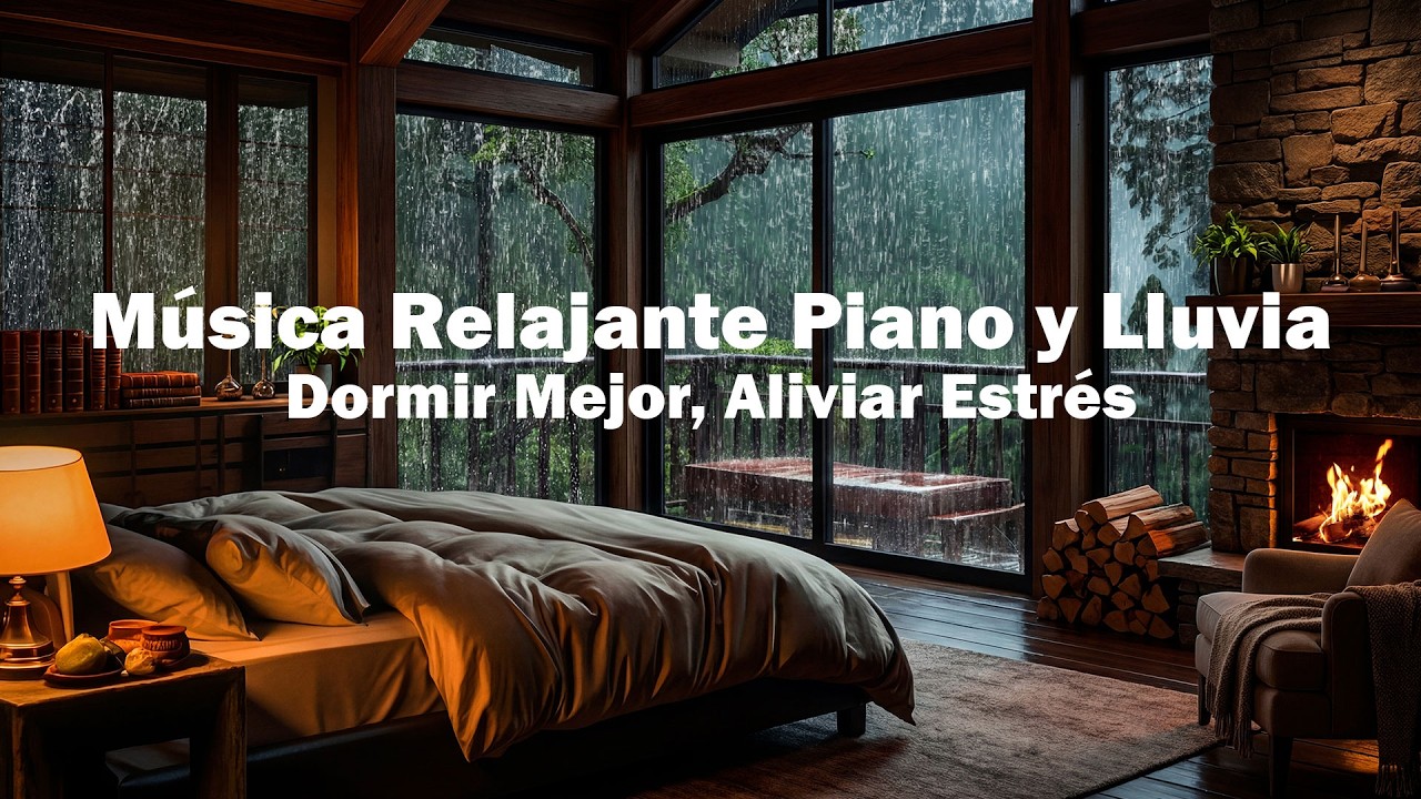 Música Relajante para Dormir – Lluvia Natural y Piano para Eliminar el Insomnio, DUÉRMETE EN MINUTOS