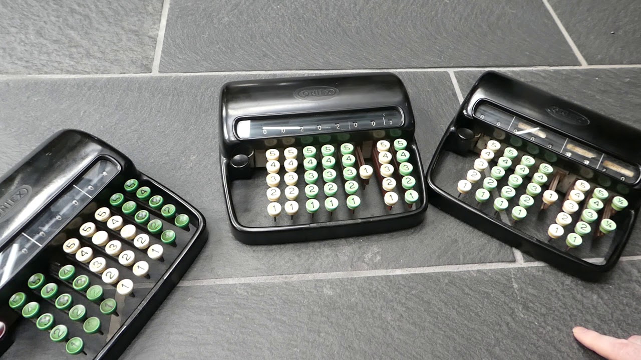 The Contex A Adding Machine