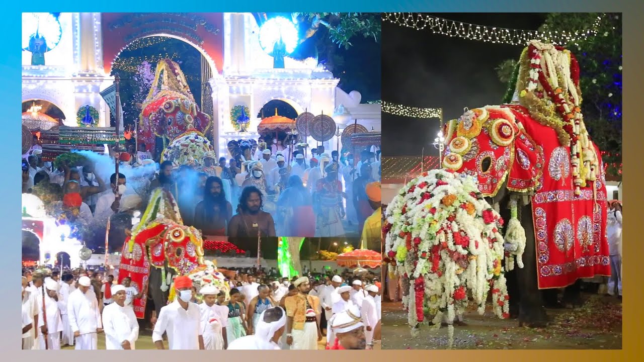 රුහුණු මහා කතරගම ඇසළ පෙරහැරේ වාසනා ගමන් ගත් අයුරු | Kataragama Wasana | Kataragama Perahera