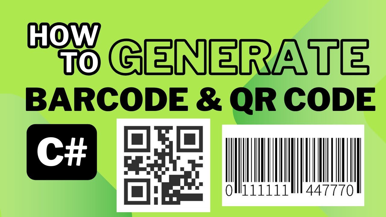 How To Generate Barcode and QR Code in C#
