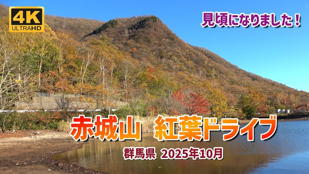赤城山 紅葉ドライブ 2025年10月