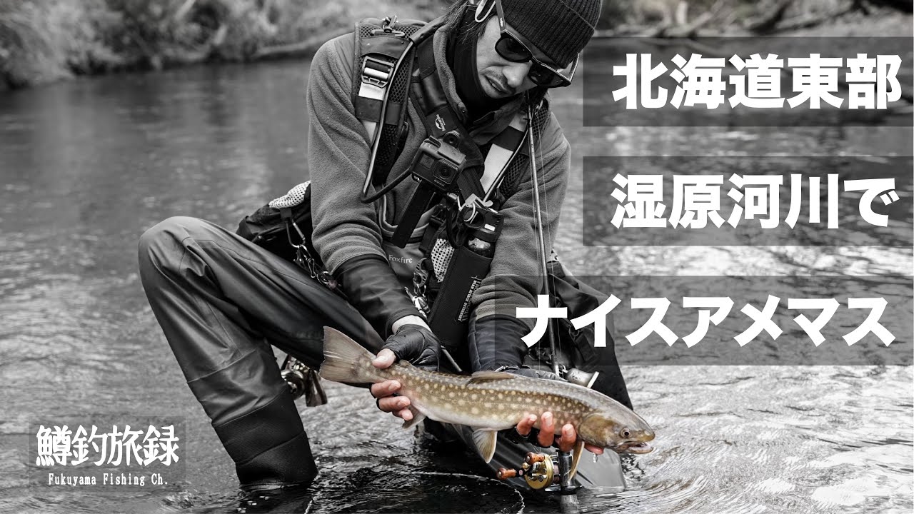 【良型“アメマス”美“オショロコマ”】2021秋・北海道東部知床半島の湿原河川をトミー敦さん・rootwatsocks水谷さんと巡る / ベイトフィネス【#鱒釣旅録 vol.22】
