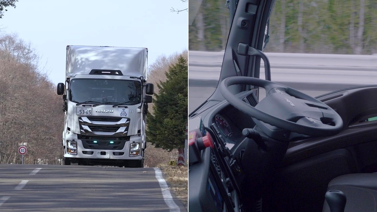 高速大型トラック自動運転　走行シナリオ - ISUZU