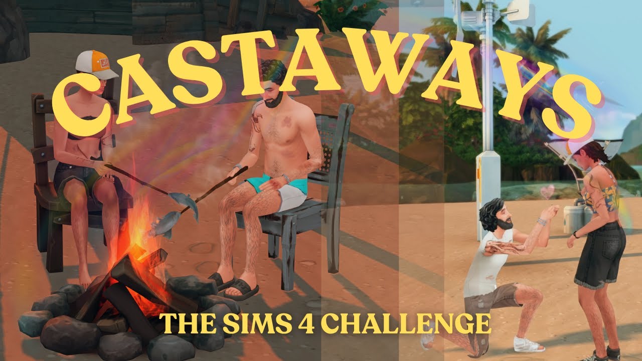 Moji simíci ztroskotali na ostrově? | Castaways | THE SIMS 4 CHALLENGE