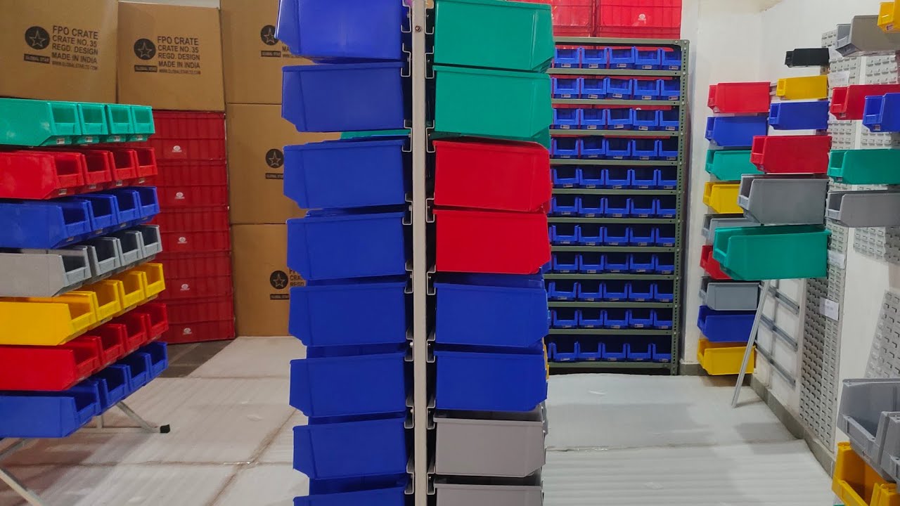 +919829051660, स्टोर में प्लास्टिक के बिन्स और जगह का सही उपयोग। optimum use of space in a store