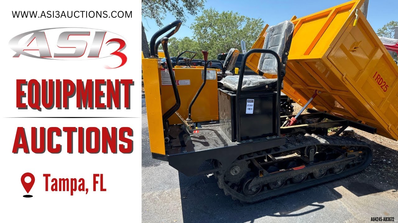 🏭 UNUSED IRD25 Crawler Dumper | Rubber Tracks • 1,500 kg Load Capacity • Gas Powered