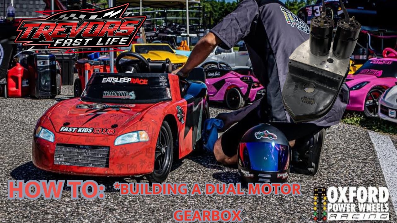 How to: Building a Dual Motor Gearbox for power wheels Drag Racing