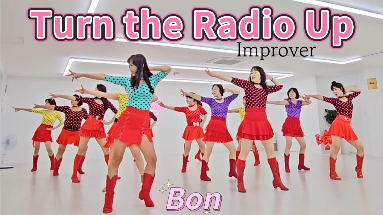 Turn the Radio Up - Line Dance (Improver) 턴더레디오업 /수업, 자격증 문의 010 2880 0811 