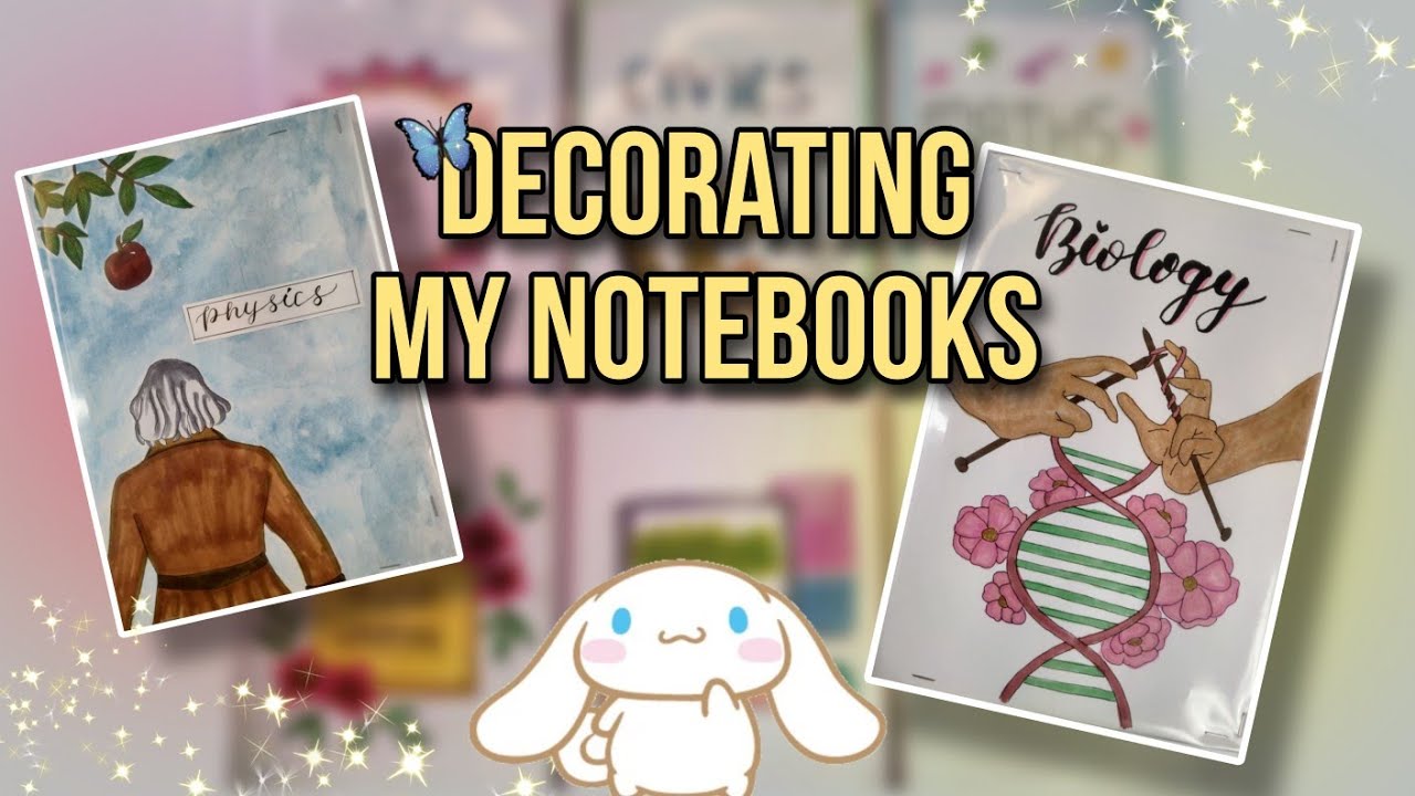 *Decorating Notebooks Cover for new session ✨| Notebook decoration ideas 💡  |#diy #craftideas