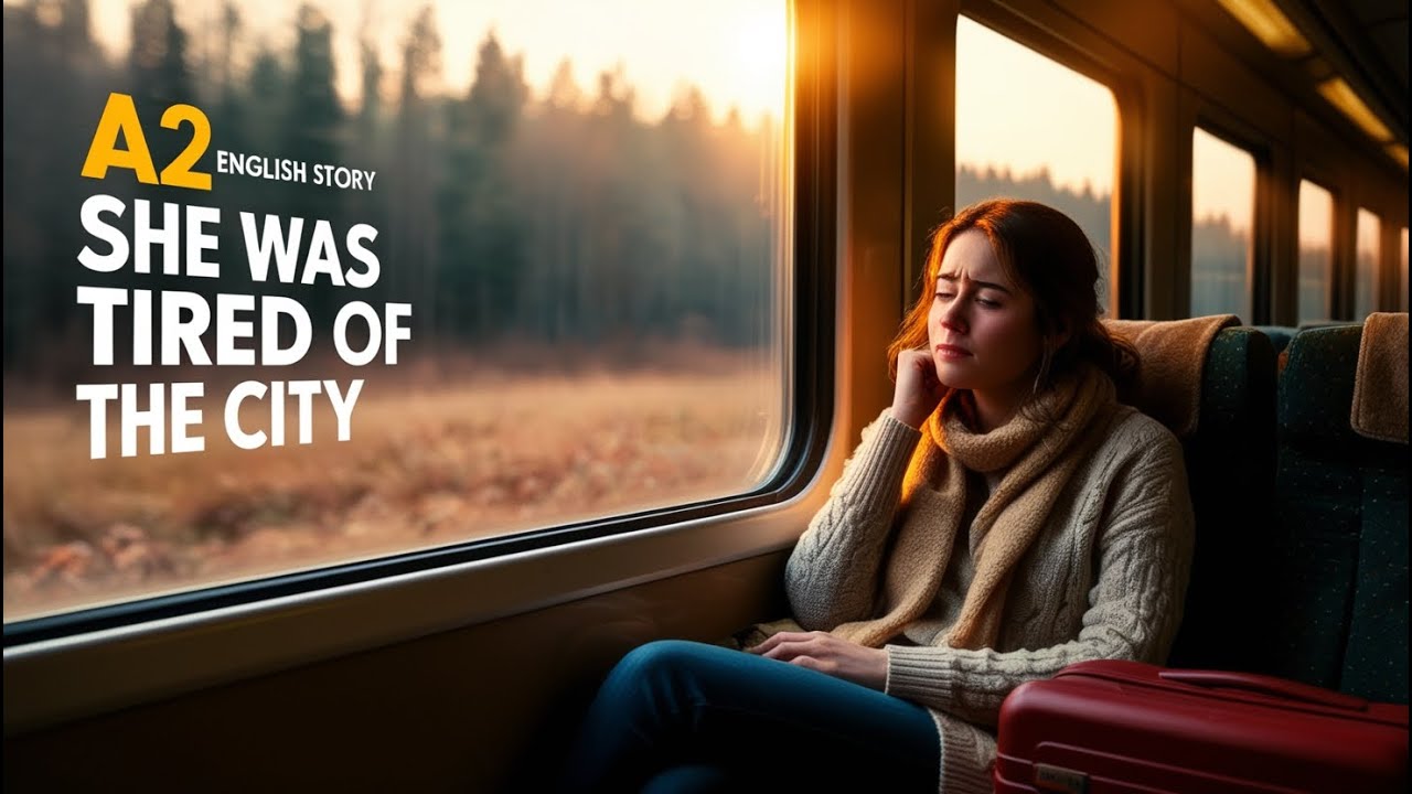 A2 English Story – She Was Tired of the City (Short Listening Practice)