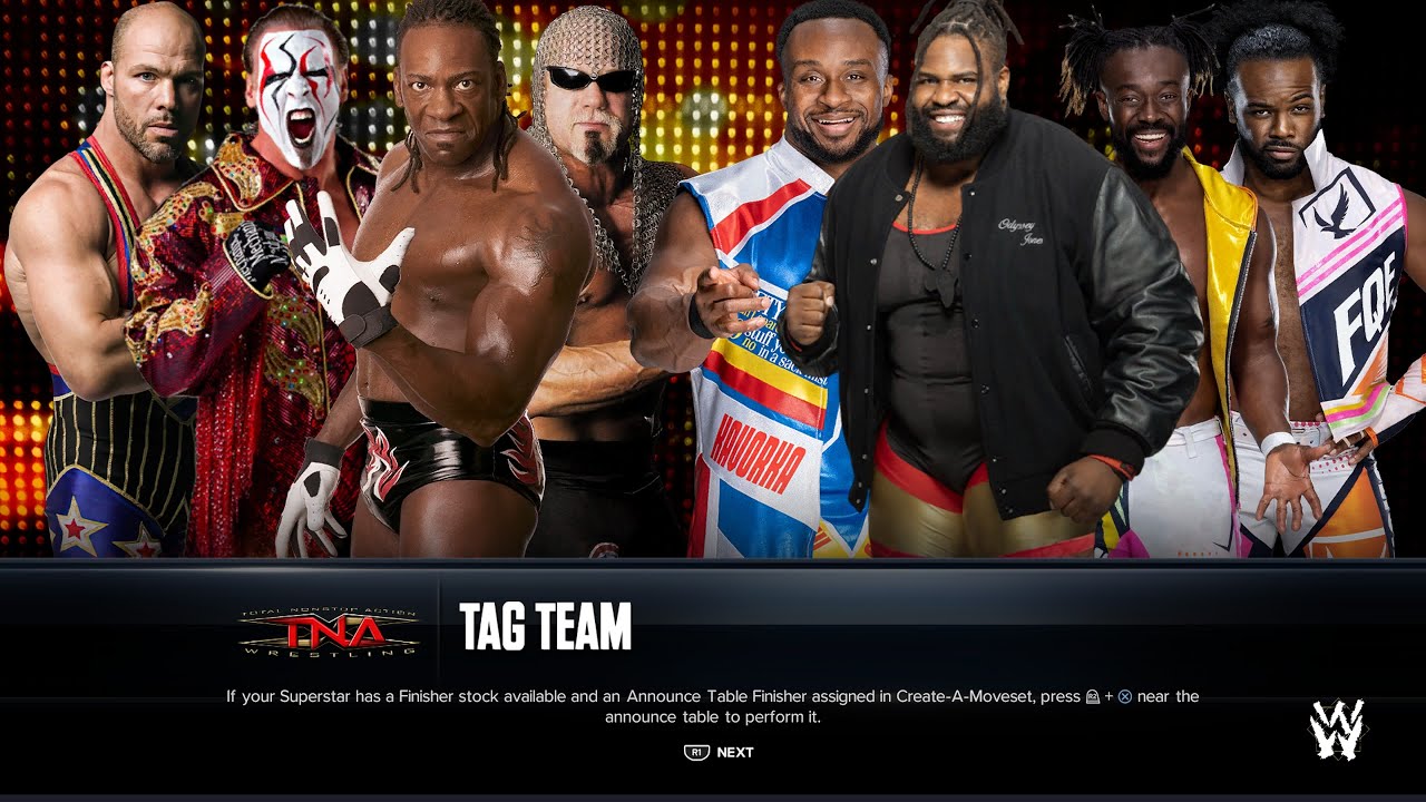 [WWE 2K24] Main Event Mafia vs. New Day & Odyssey Jones