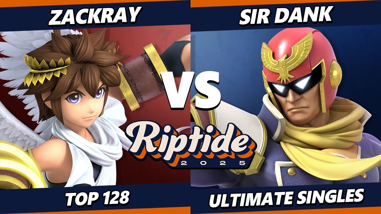 Riptide 2025 - Zackray (Pit) Vs. Sir Dank (Captain Falcon) Smash Ultimate - SSBU
