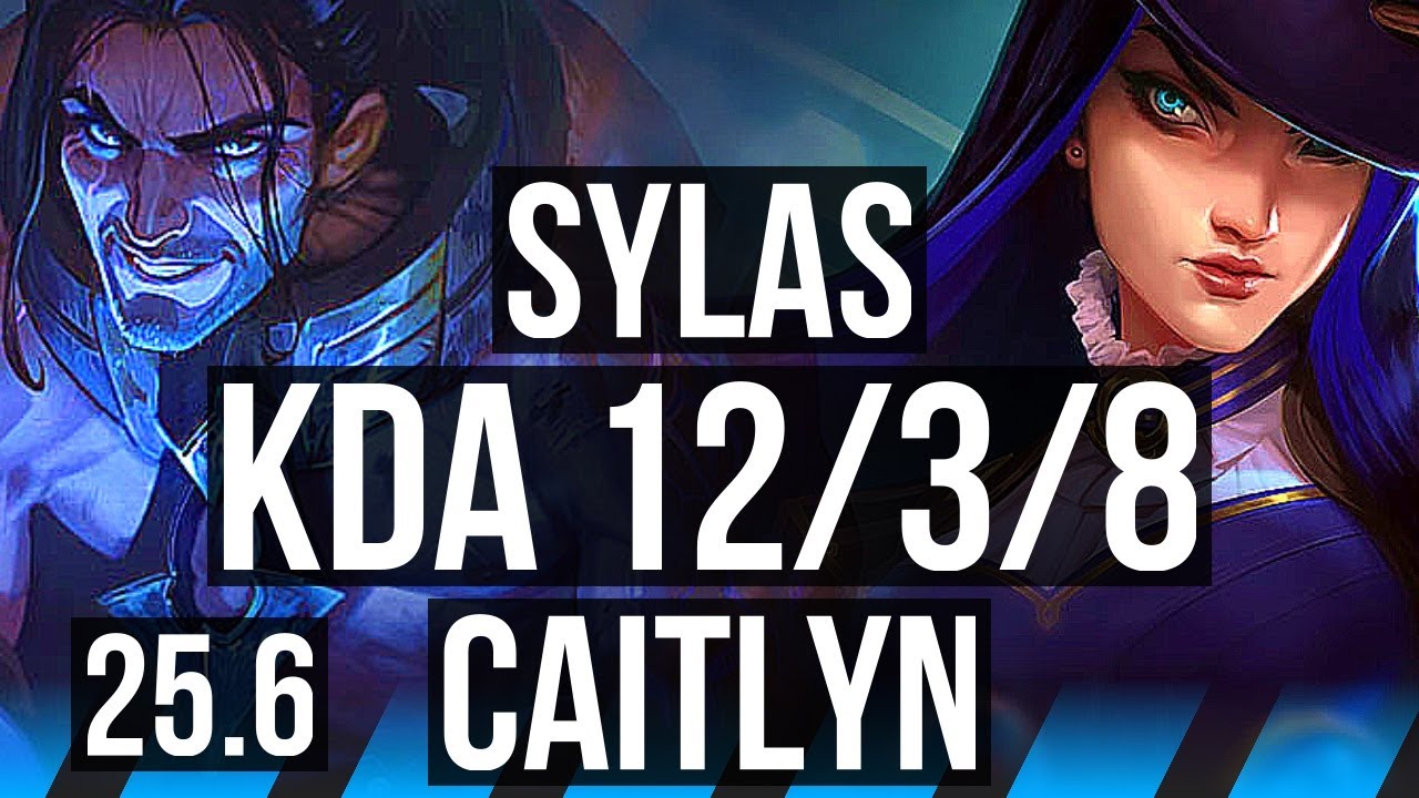 SYLAS vs CAITLYN (MID) | 12/3/8 | EUW Master | 25.6